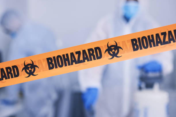 Professional Biohazard technician working in Bogota, NJ